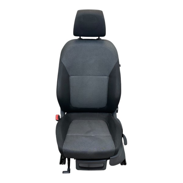 Sitz vorne links Fahrersitz Skoda Fabia NJ Stoff schwarz BW