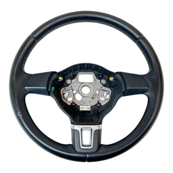 Lenkrad Lederlenkrad VW Polo 6R Leder schwarz 6R0419091Q