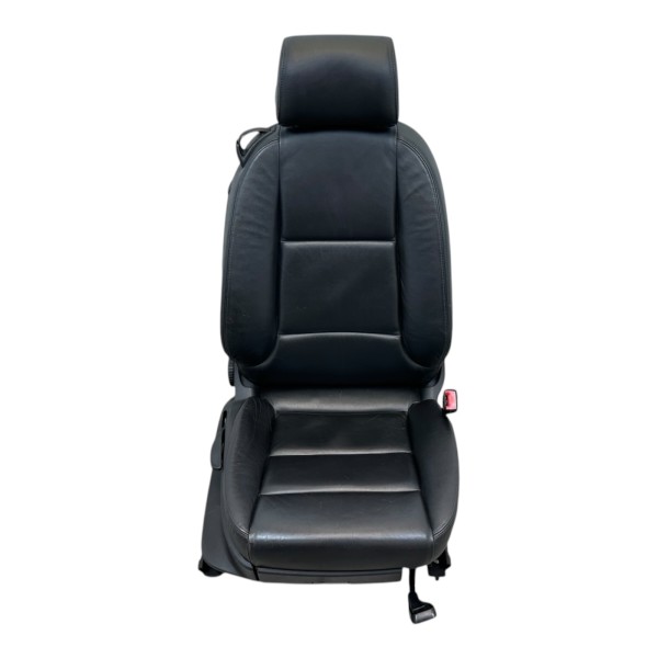 Sitz vorne rechts Beifahrersitz Leder Sitzheizung Audi A3 Cabrio 8P soul schwarz