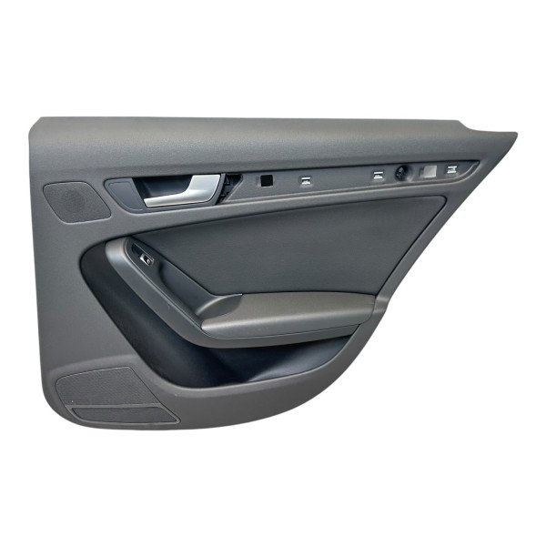Türverkleidung Türpappe hinten rechts Leder Audi A4 8K soul schwarz N5W/FZ