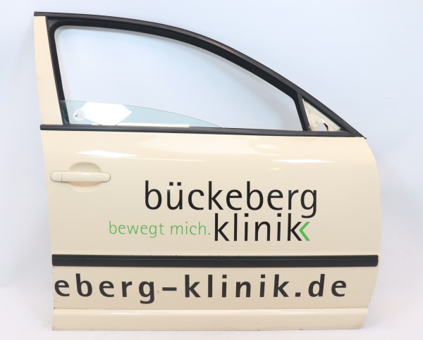 Tür vorne rechts Beifahrertür Skoda Superb 3U Hellelfenbein LF1G 3B4831052BE