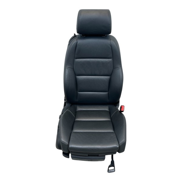 Sitz Beifahrersitz Sitzheizung Sportsitz Audi A4 Cabrio 8H B7 Leder schwarz