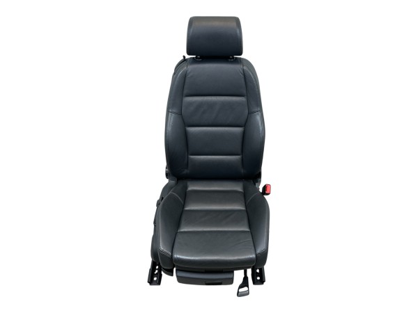 Sitz Beifahrersitz Sitzheizung Sportsitz Audi A4 Cabrio 8H B7 Leder schwarz