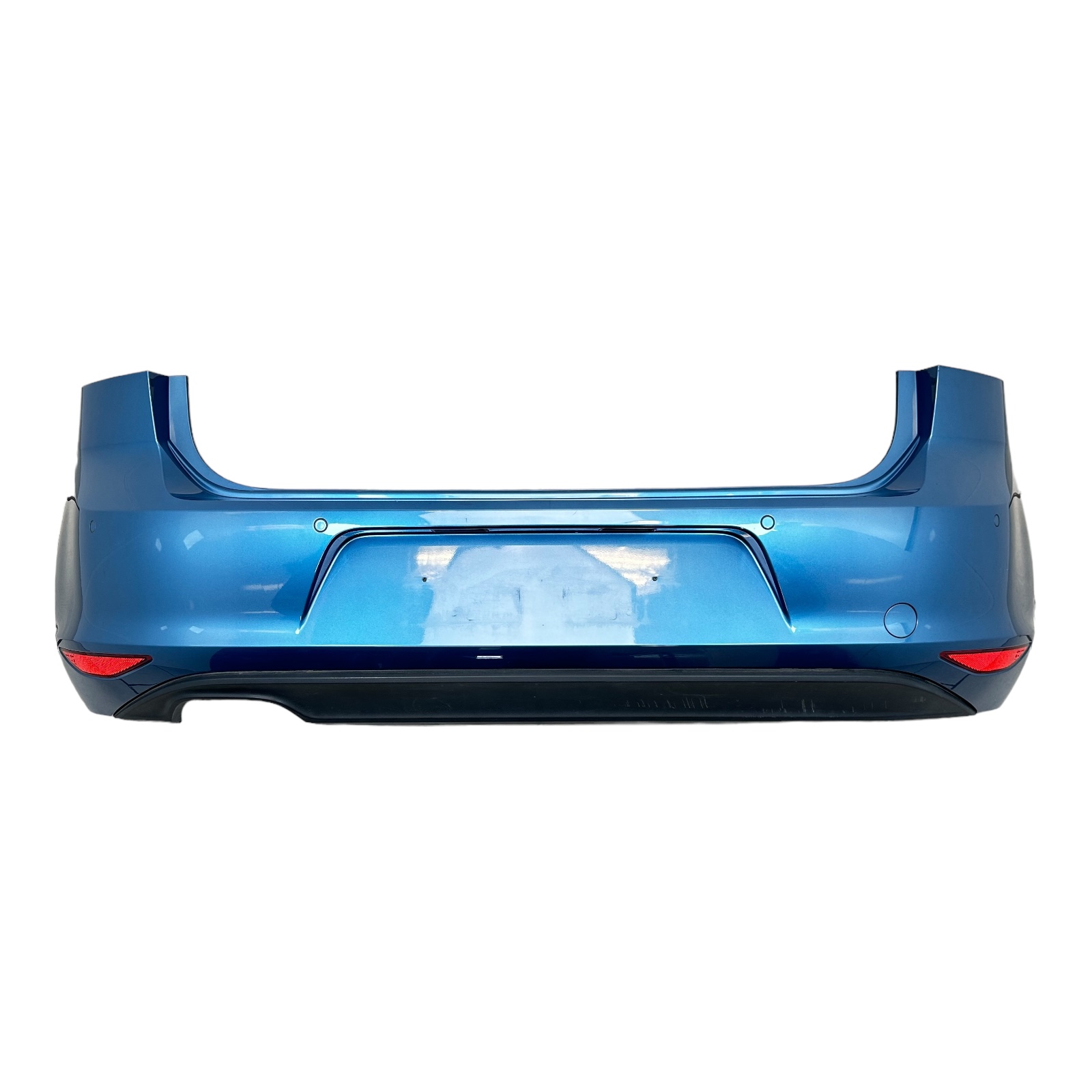 Stoßstange Stoßfänger hinten VW Golf 7 Limousine blau LA5J 