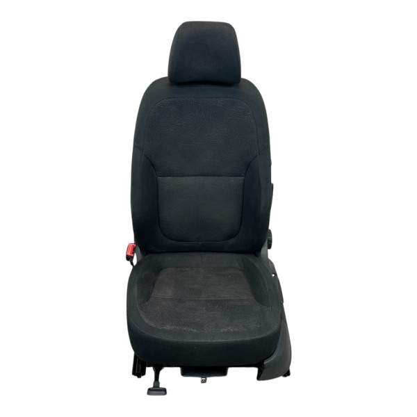 Sitz vorne links Fahrersitz Stoff Skoda Yeti 5L Facelift schwarz onyx