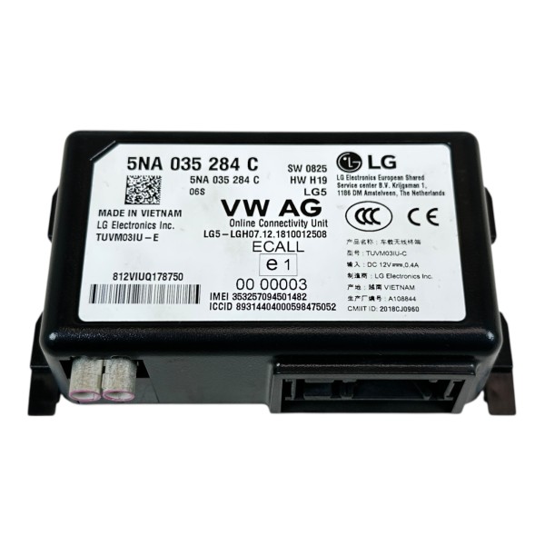 Steuergerät Onlinedienste Audi Seat Skoda Octavia 5E Facelift VW 5NA035284C