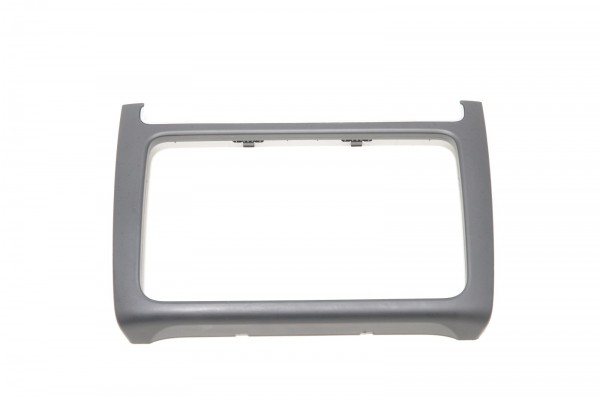 Dekorblende Rahmen Armaturenbrett Radio schwarz chrom VW Polo 6R 6R0858069E