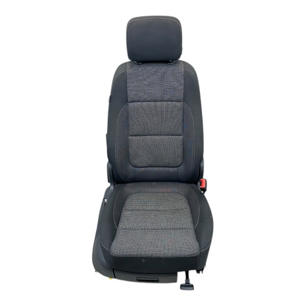 Sitz vorne rechts Beifahrersitz Stoff Sitzheizung VW Sharan 7N schwarz grau BY