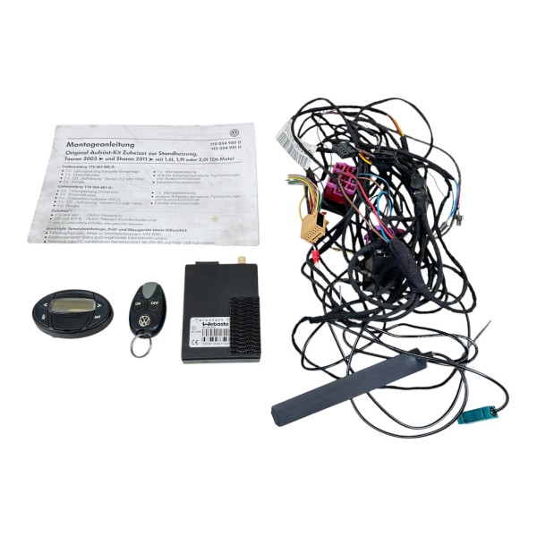 Aufrüst-Kit Zuheizer zur Standheizung Diesel VW Touran 1T Sharan 7N 1T0054981D