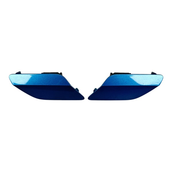 Abdeckung Scheinwerferreinigung Set VW Golf 7 blau LA5J 5G0955109 5G0955110
