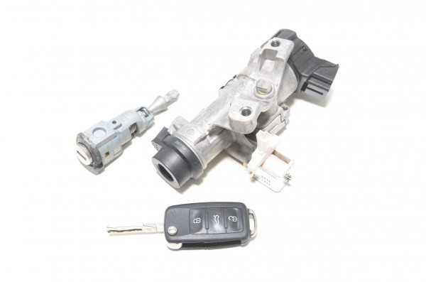 Schlosssatz Zündschloss DSG Türschloss VW Polo 6R Funkfernbedienung 6R0905851F