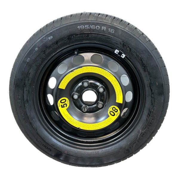Reserverad Ersatzrad 195/60 R16 6x16 ET50 Skoda Yeti 5L 8P0601027