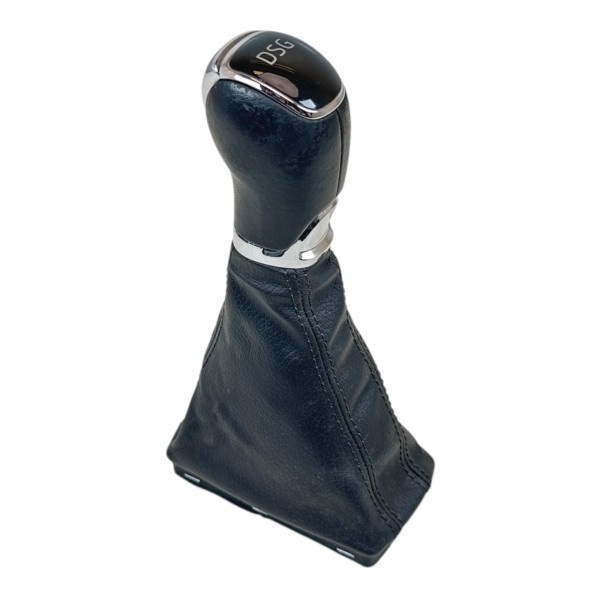 Schaltknauf Schaltsack DSG Leder Skoda Octavia 5E schwarz chrom 5E1713123AK