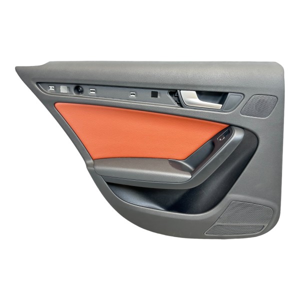 Türverkleidung hinten links Fahrerseite Audi A4 8K Leder braun N5W/GP