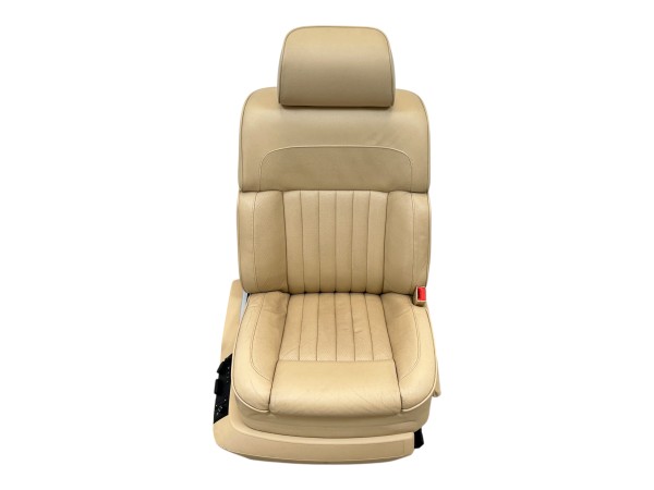Sitz vorne rechts Beifahrersitz Sitzheizung el. verstellbar VW Phaeton 3D beige