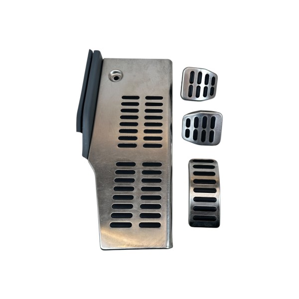 Pedalerie Pedalkappen Aluminium Fußstütze Audi TT 8N Feder Grau 8N1864777A