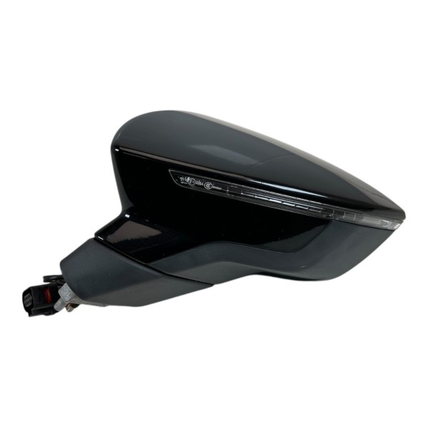 Außenspiegel Seitenspiegel links Seat Leon 5F schwarz LY9T 5F1857507N