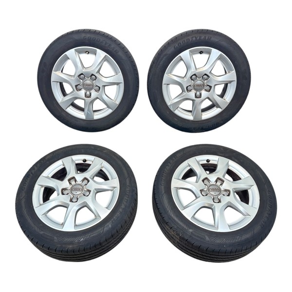 Kompletträder Sommerreifen Alufelgen 6.5x16 ET50 Audi A3 Cabrio 8P 8P7601025