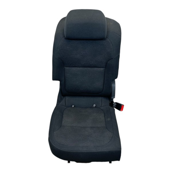 Sitz hinten rechts Beifahrerseite Stoff Skoda Yeti 5L Facelift schwarz onyx