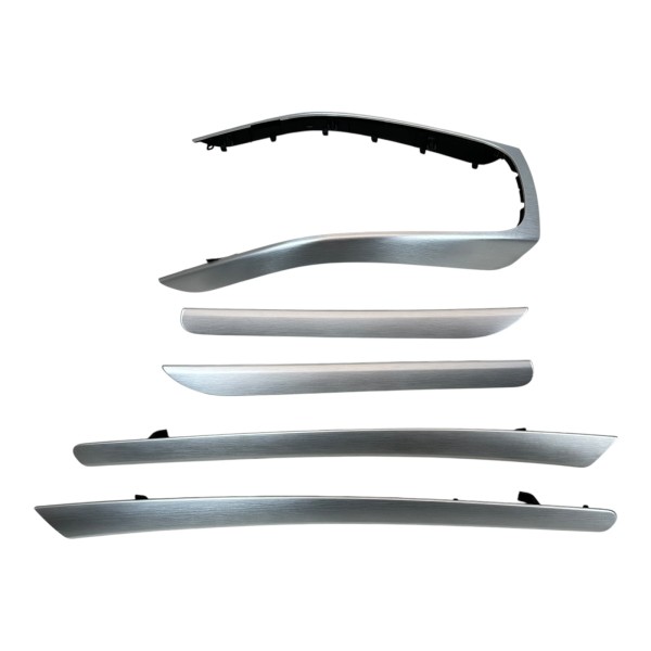 Dekorleisten Set Audi A5 Coupe 8T Cabrio 8F Aluminiumsilber gebürstet 8K0863305F