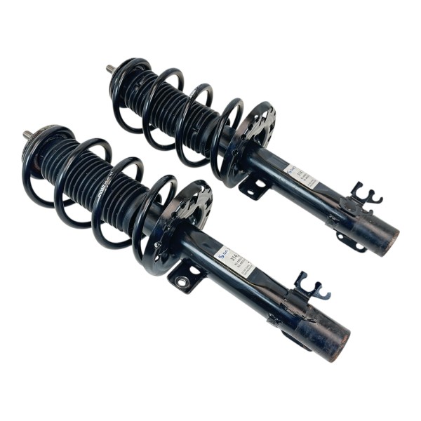 Federbein Set vorne Stossdämpfer Sachs 314717 Feder Spidan 86476 VW Polo 6R