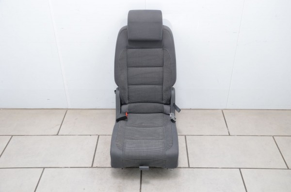 VW Touran 1T Highline 03-06 Sitz 1. Fahrgastreihe Mitte Stoff anthrazit JM