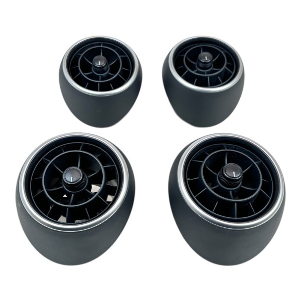 Lüftungsdüsen Set Luftdüse Ausströmer Audi A1 8X soul schwarz 8X1820901