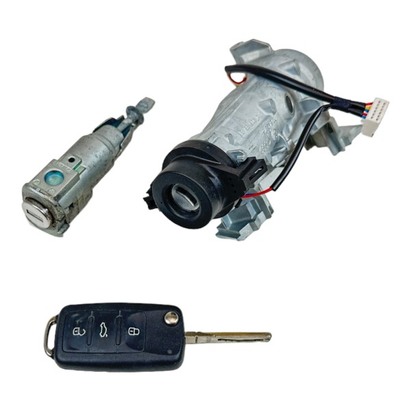 Schlosssatz Zündschloss Türschloss Funkfernbedienung Skoda Yeti 5L 1K0905851B