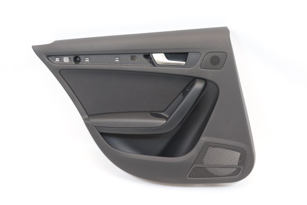 Türverkleidung hinten links Fahrseite Audi A4 8K Stoff soul schwarz N0L/GD