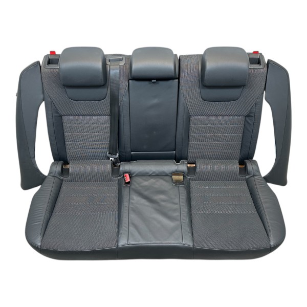 Rücksitzbank Rückbank Sitzbank Stoff Leder Skoda Octavia Limousine 5E schwarz