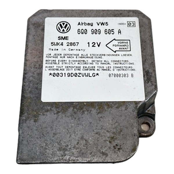 Airbagsteuergerät VW Golf 4 Bora 1J Lupo 6X Polo 6N2 6Q0909605A