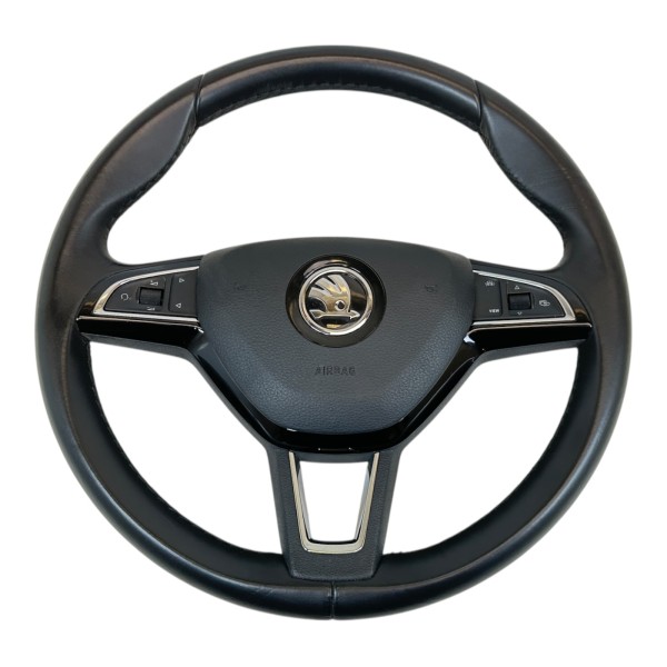 Multifunktionslenkrad Leder Tiptronic Skoda Superb Octavia 5E 5E0419091BR