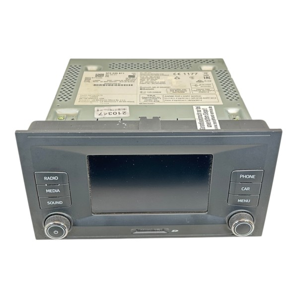 Radio original Autoradio Seat Leon 5F Vorfacelift 5F0035871
