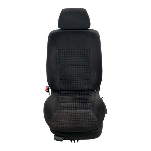 Sitz vorne links Fahrersitz Sitzheizung Velour VW Passat 3BG schwarz