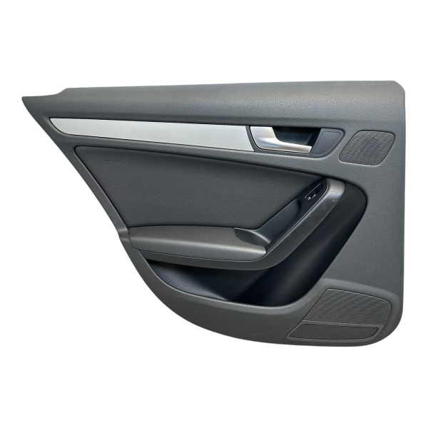 Türverkleidung Türpappe hinten links Leder Audi A4 8K soul schwarz N5W/GD