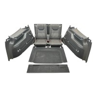 7 Sitzer Umrüstsatz Sitze Verkleidungen Stoff Seat Alhambra VW Sharan 7N schwarz