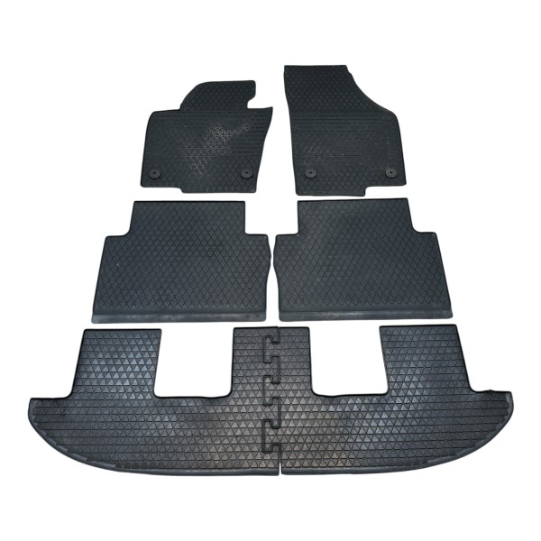 Fussmatten Satz original Gummifußmatten VW Sharan 7N schwarz 7N0061510