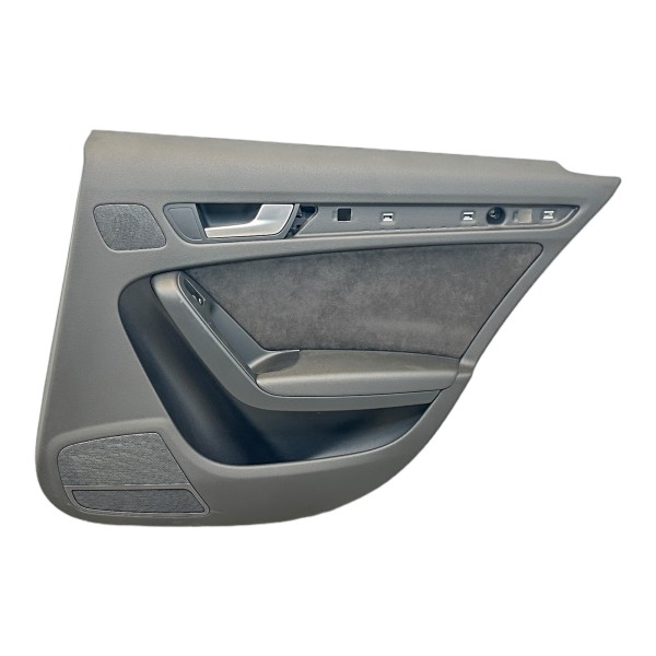 Türverkleidung Türpappe hinten rechts Alcantara Audi A4 8K soul schwarz N7K/QF