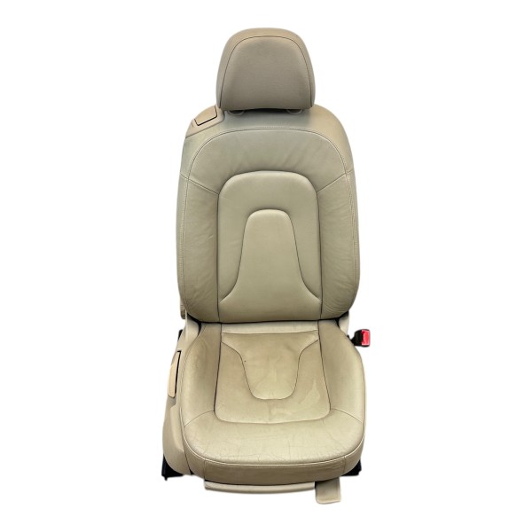 Sitz vorne rechts Beifahrersitz Leder Sitzheizung Audi A5 Cabriolet 8T beige