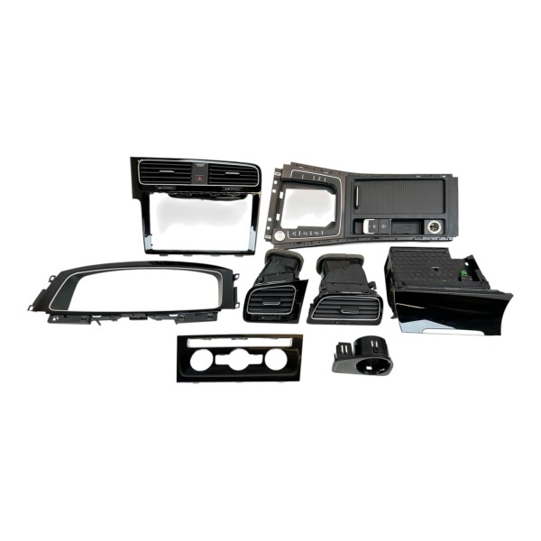 Dekorblenden Set Armaturenbrett VW Golf 7 Facelift black it up 5G0857189B