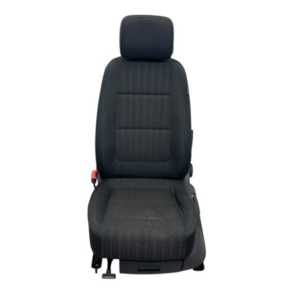 Sitz links Fahrersitz Sitzheizung Stoff VW Tiguan 5N Titanschwarz DM