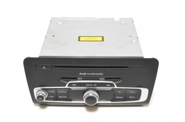 Radio Autoradio Steuergerät MMI 3G+ Bedienteil Navigation Audi A1 8X 8X0035666B