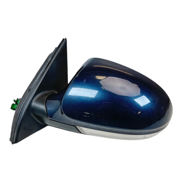 Außenspiegel links Seitenspiegel VW Passat 3C blau LC5F 3C1857507DP