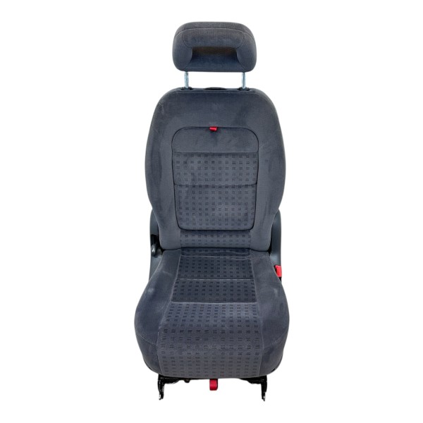 Sitz hinten rechts mit Kindersitz Velours Seat Alhambra VW Sharan 7M anthrazit