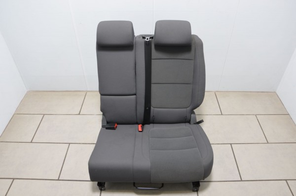 Rücksitzbank Rücksitz Sitzbank links Stoff VW Golf Plus 5M anthrazit black JS