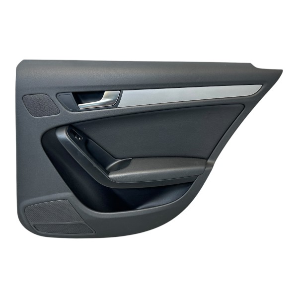 Türverkleidung Türpappe hinten rechts Leder Audi A4 8K soul schwarz N5W/GD