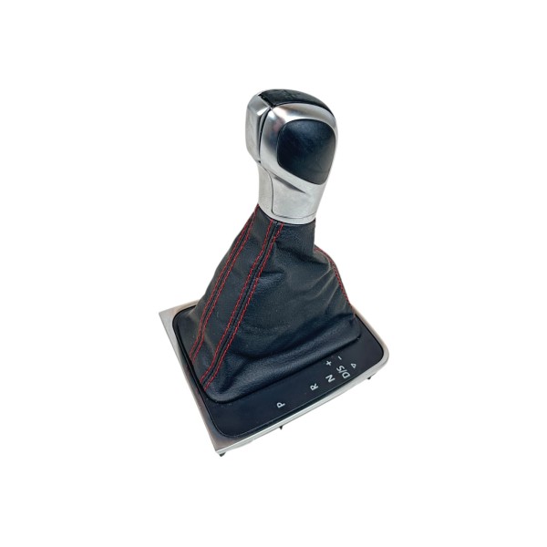 Schaltsack Schaltknauf DSG VW Golf 7 GTI schwarz rot 5G1713203K