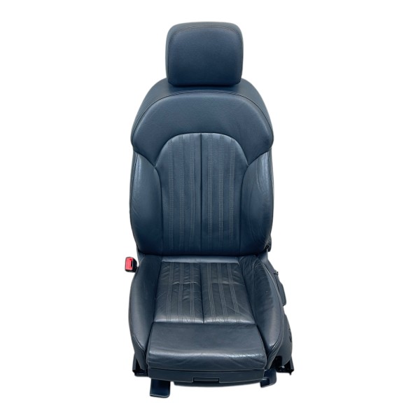 Sitz vorne links Fahrersitz Sitzheizung Leder Audi A6 4G schwarz N5D/FZ