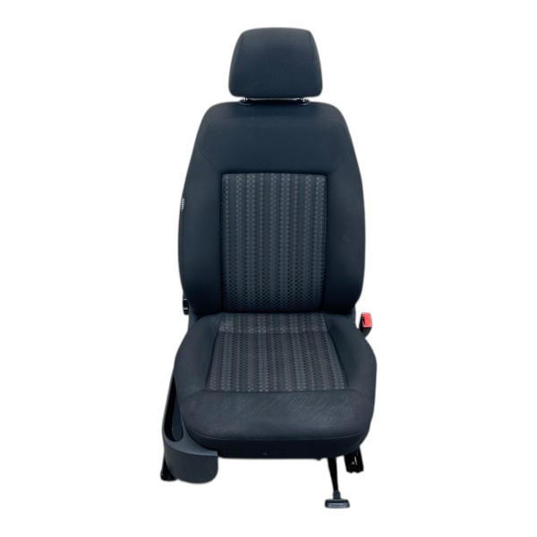 Sitz vorne rechts Stoff Beifahrersitz VW Polo 6R 4 Türer schwarz