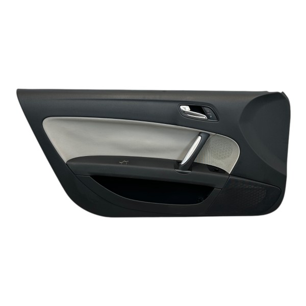 Türverkleidung Türpappe links Leder Audi TT 8J Soul schwarz Lichtgrau N5E/TN